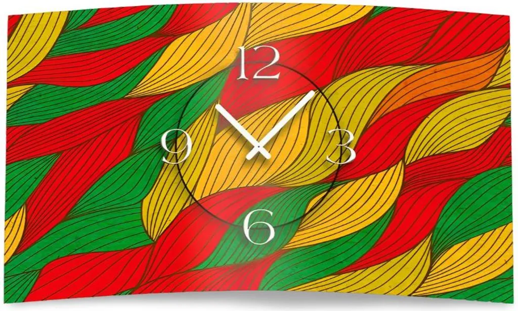 Horloge murale design calme sans bruit pour un intérieur sans tic-tac