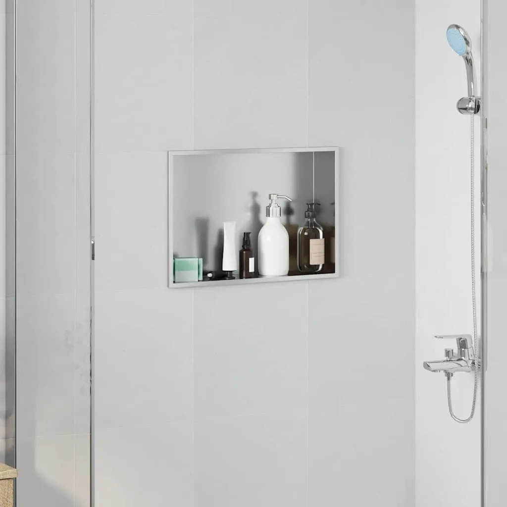 Cabina Doccia Design Argento 45x30x9,5 cm Acciaio Inox | Promo 2025