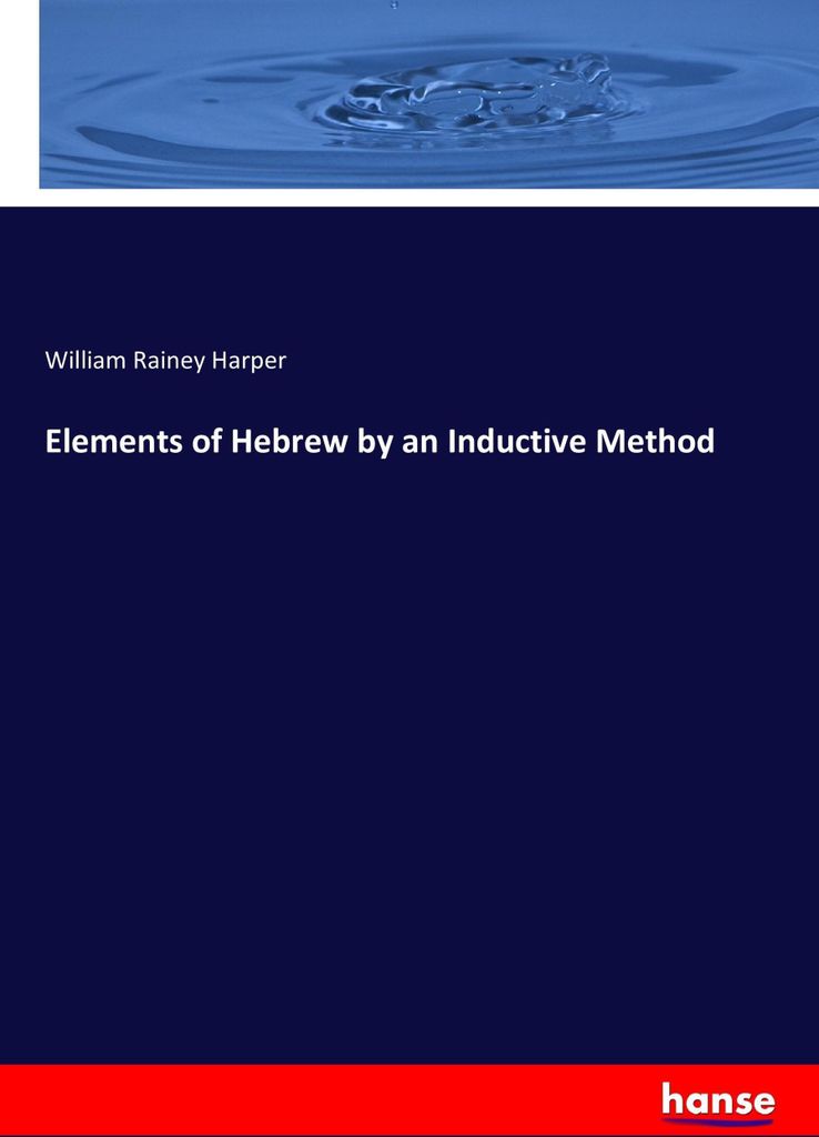 Elements of Hebrew by an Inductive Method