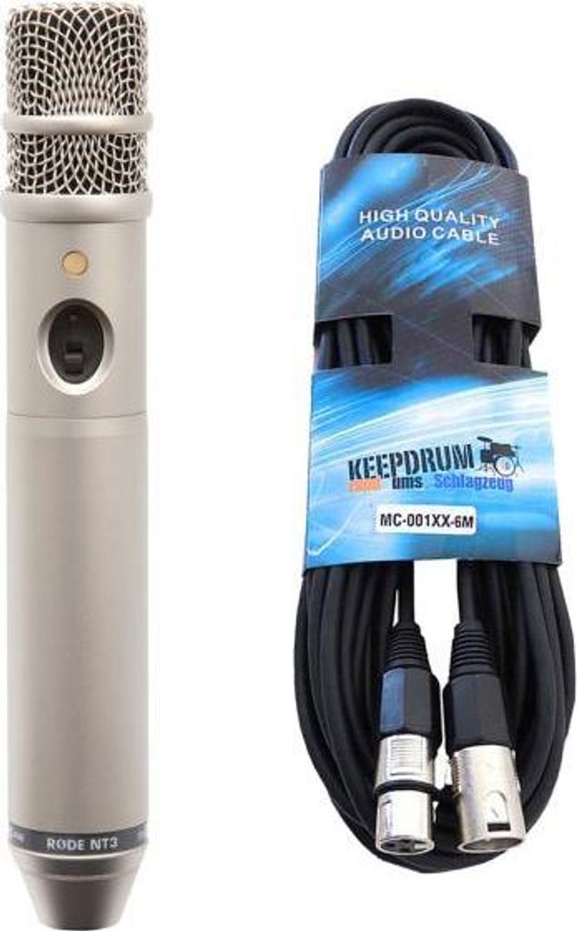 Rode NT3 Kondensatormikrofon mit Mikrofonkabel