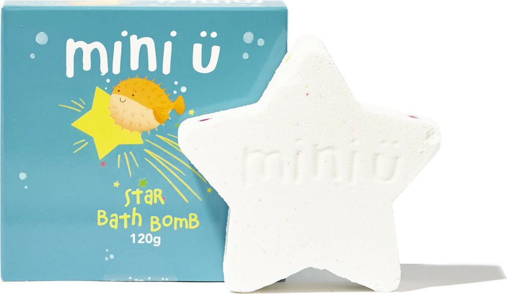Mini-U Kinder Badebombe "Gwiazdka" Regenbogen Effekt