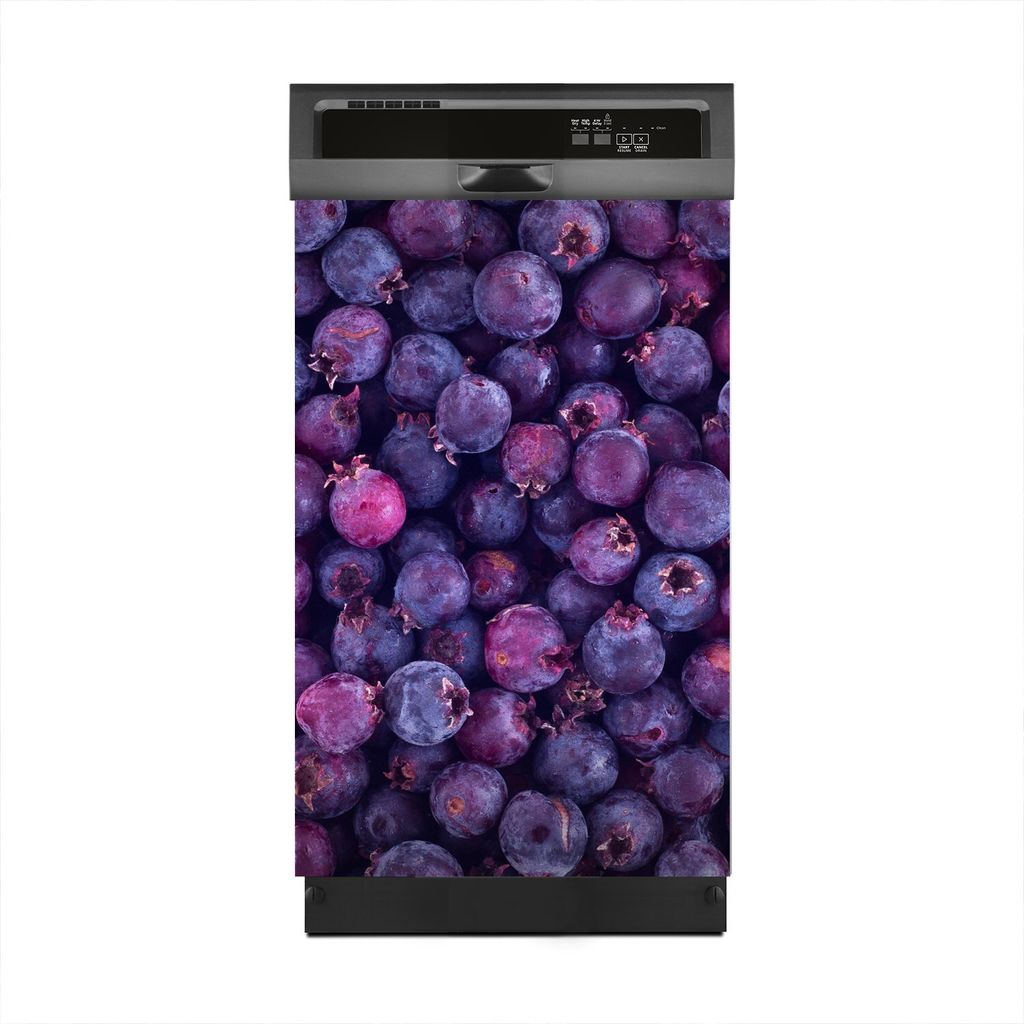 Magnete Dekorative 45x70 cm Küche Magnetmatte Spülmaschine - Schattenbeere Obst