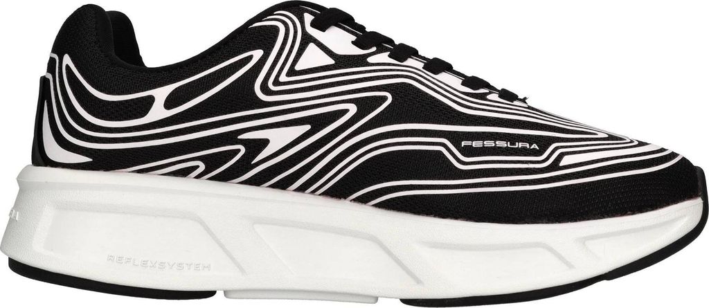 Fessura Runflex 01 Canvas Damen Schuhe Schwarz/Weiß Größe: Produktbild 