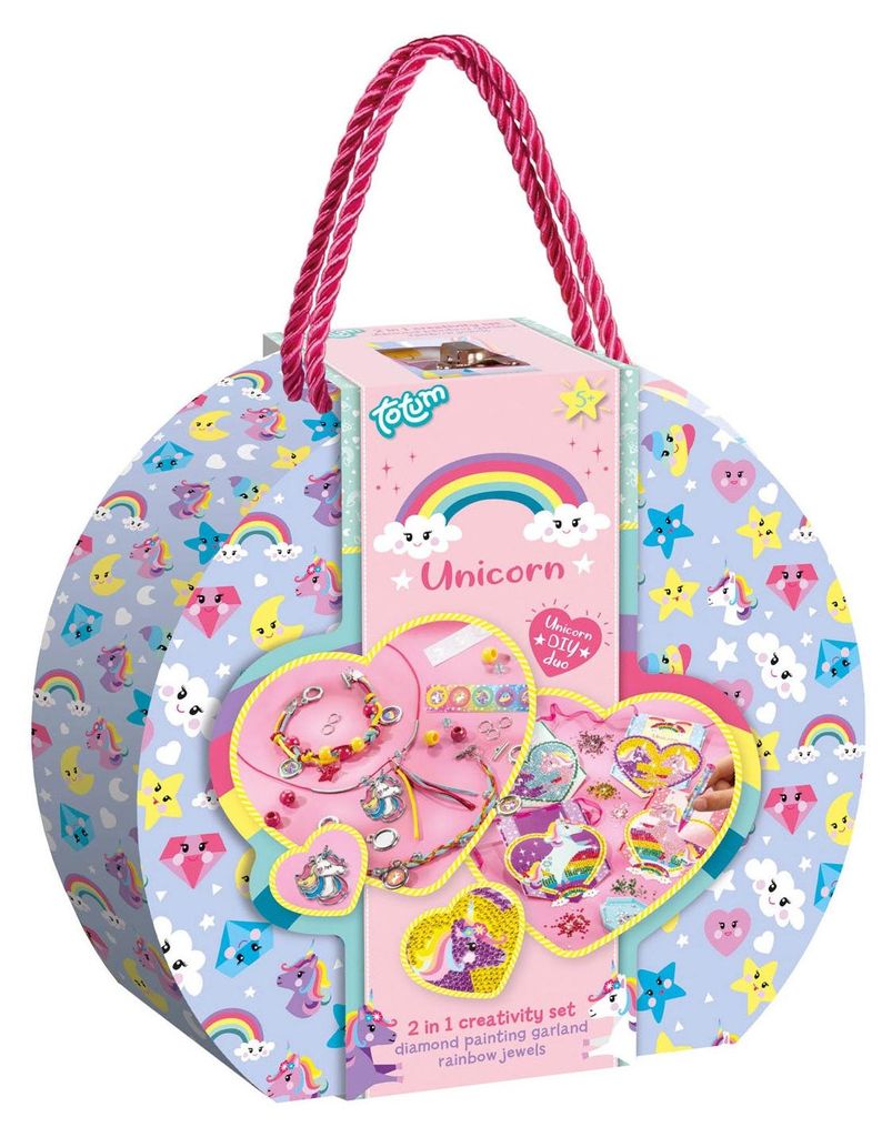 Totum Creativity šperky s jednorožcom a diamantovou rafiou Obrázok produktu 