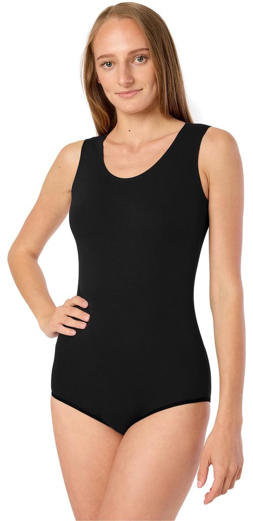 Merry Style Damen Body Ärmellos BD901(Schwarz, M) Produktbild 