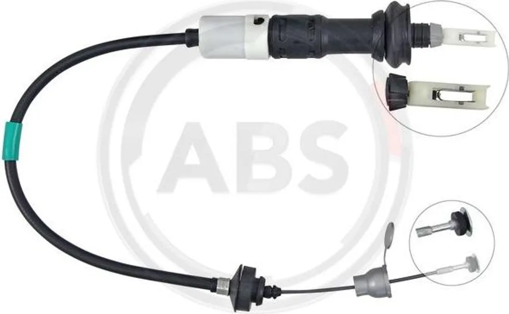 Câble de commande d'embrayage pour Peugeot 206 - Pièce OE 2150X4 K27410