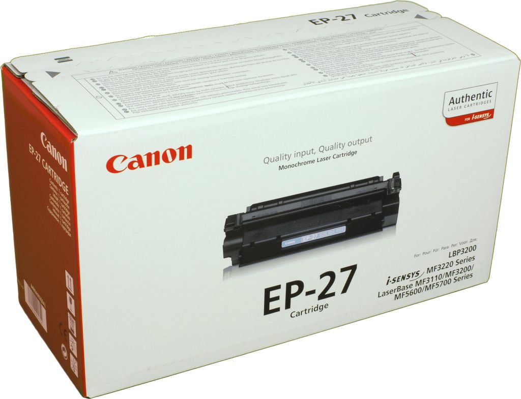 Canon EP-27, 2500 Seiten, Schwarz, 1 Stück(e) Produktbild 