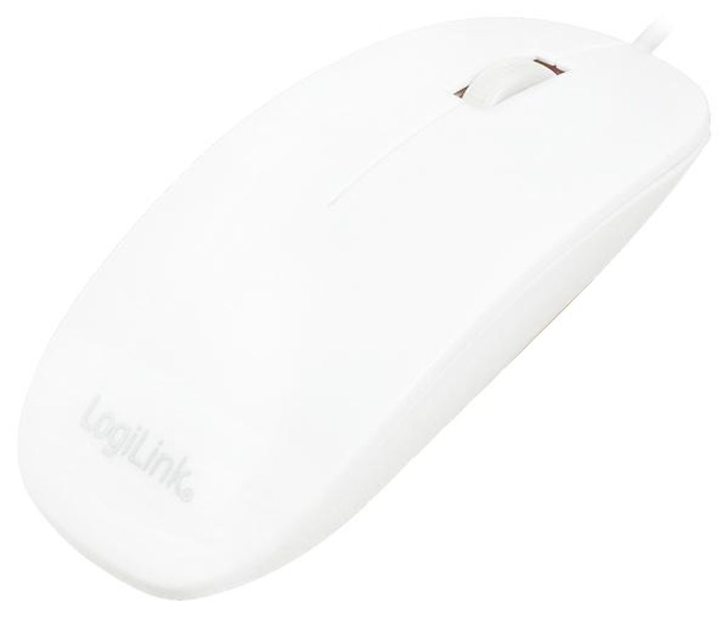 LogiLink ID0062, Optisch, USB Typ-A, 1000 DPI, Weiß Produktbild 