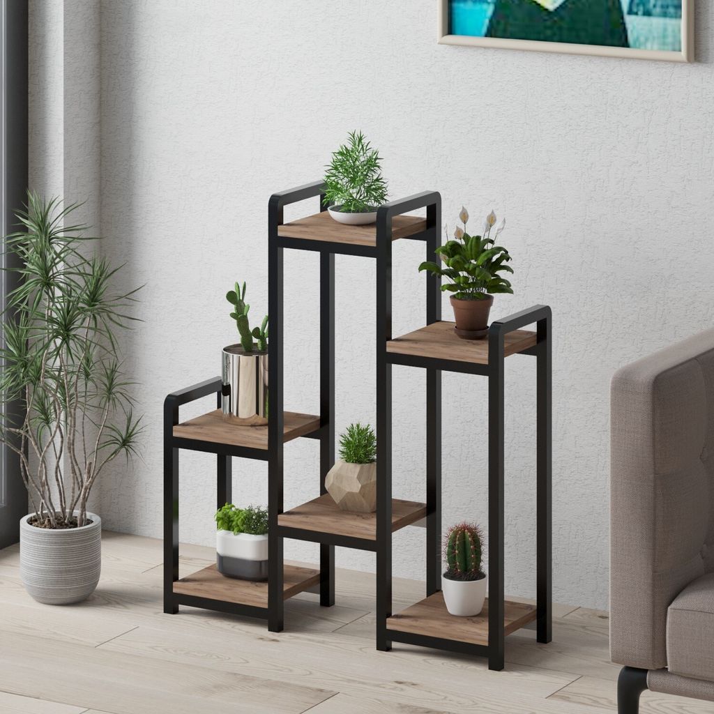 Skye Decor, Rosa, Nachbildungativer Jardiniere, 100 % MELAMINBESCHICHTETE SPANPLATTEN, Atlantische Kiefer, 20 x 77 x 67 cm