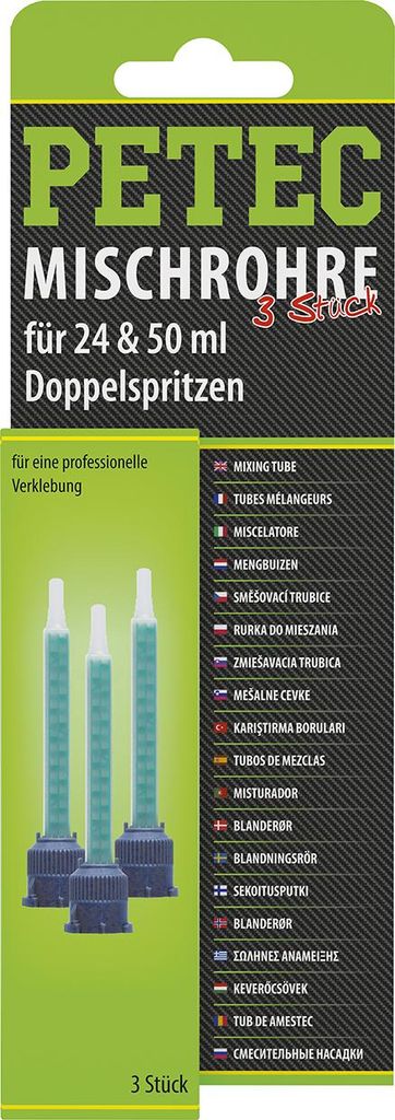 Petec Mischrohre Mischrohr für 24ml 50ml 1:1 98603 Produktbild 