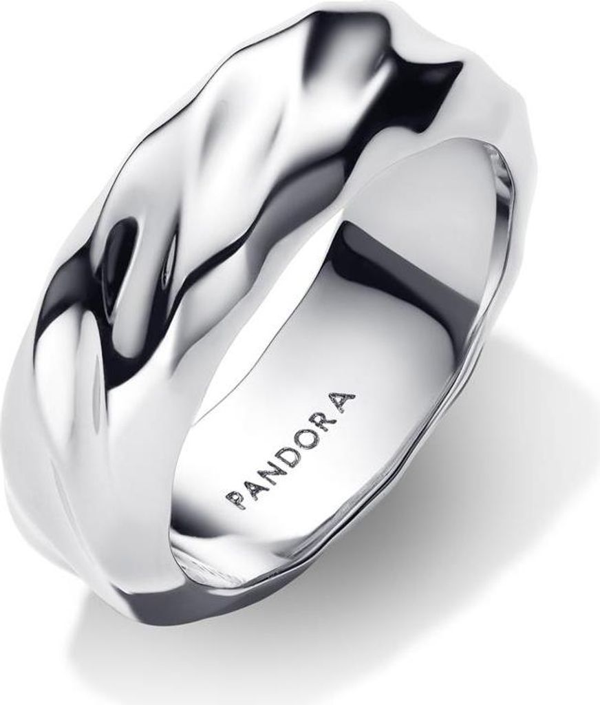 Ring für Damen mit Wellenoptik, Sterlingsilber von PANDORA Produktbild 
