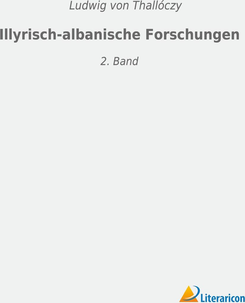 Illyrisch-albanische Forschungen