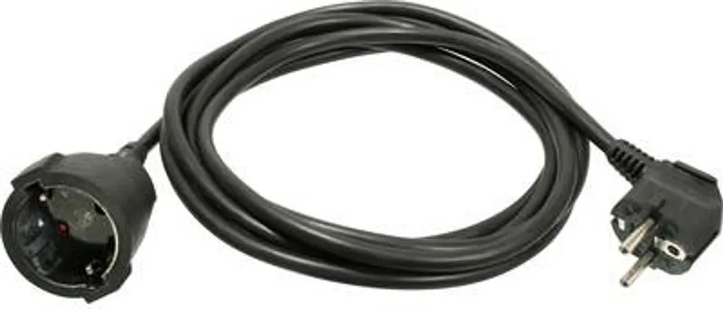 Rallonge électrique 10m as Schwabe 51012 noir 16A pour intérieur