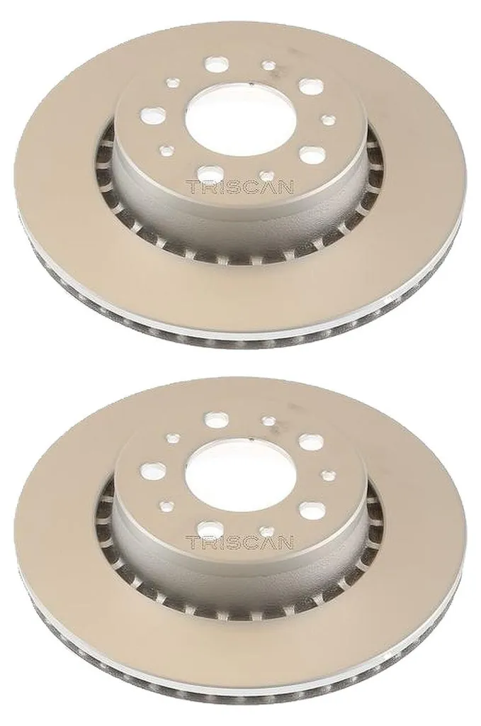 Paire de disques de frein TRISCAN ventilés 287mm spécial VOLVO 760
