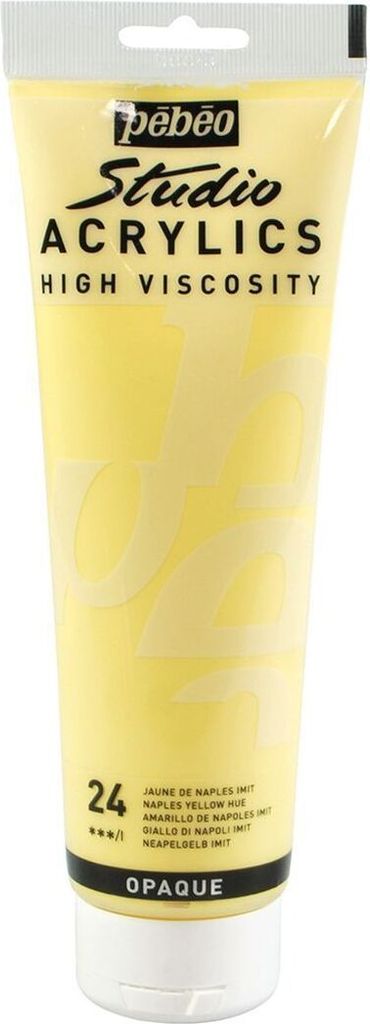 Deckende Acrylfarbe - Neapelgelb - 250 ml