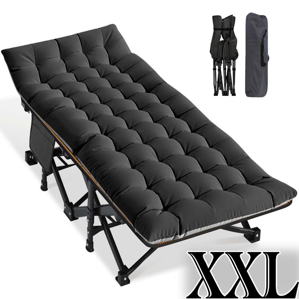 Meulbaty Camping Bett klappbar 400 kg belastbar Gästebett Produktbild 