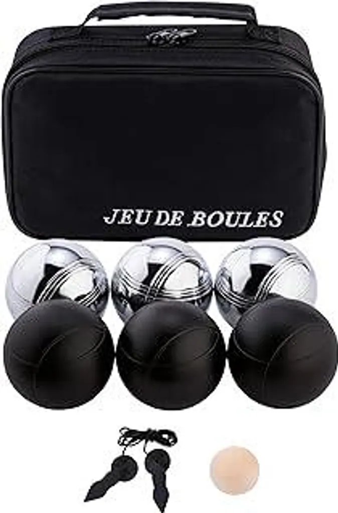 Set Bocce Metallo Engelhart 010207 - Kit Completo 6 Pezzi - 1