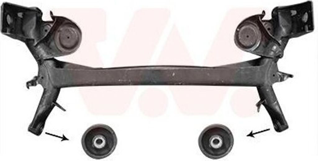 VAN WEZEL 1604629 - OE 50708888 Achsträger für 500 (312), KA (RU8)