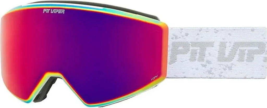 Masque de ski Pit Viper Bn5000 blanc avec écran Miami Night stylé