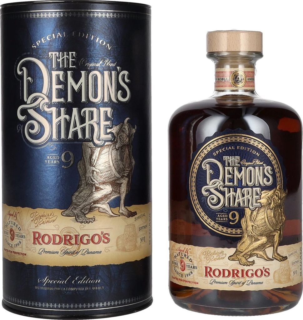 The Demons Share 9 Years Rodrigos Reserve + Box 700ml 40% Produktbild 