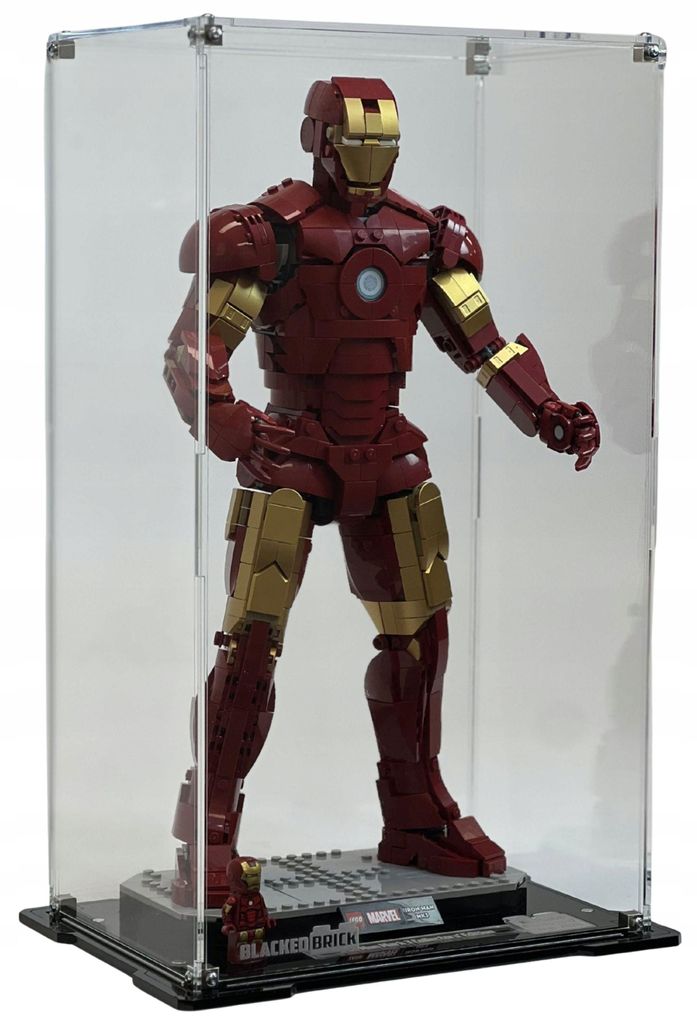 Vitrina negra para LEGO® 76344 Marvel Super Heroes – Iron Imagen del producto 