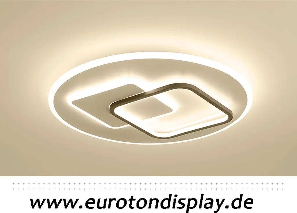 Plafonnier LED Ø 47 cm Télécommande Luminosité et Couleur Réglables - 7