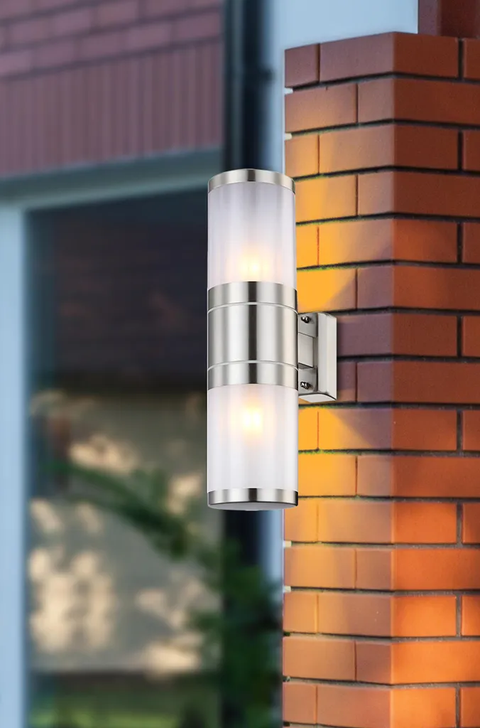 Lampe Extérieure Design pour Allée et Terrasse XELOO Argent 37 cm - 3