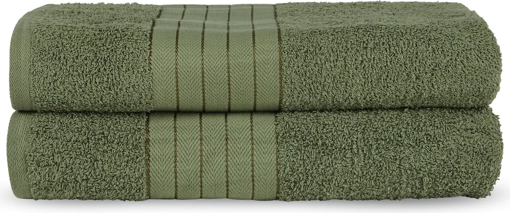 Coppia Asciugamani Doccia Good Morning 70x140 cm - Sport e Relax