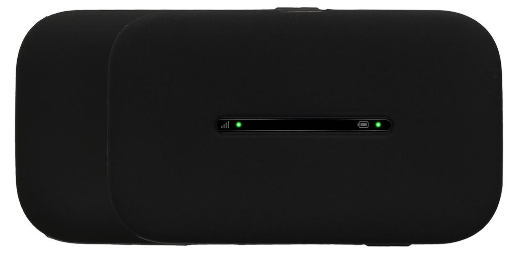 kwmobile Hülle kompatibel mit Huawei E5576-320 4G wifi Case - Tasche für mobiles WLAN - Router Cover mobiler Hotspot - Wi-Fi Zubehör Schwarz