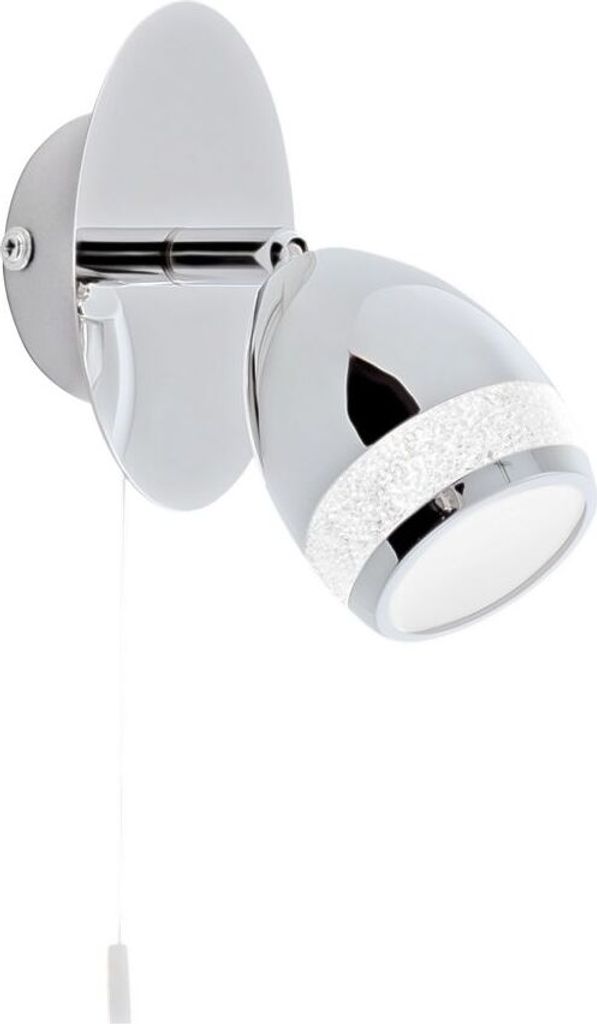 LED Spot Wandspot Badleuchte drehbar Zugschalter IP44 4W Produktbild 