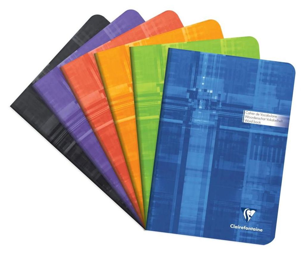 Clairefontaine 3687C, Muster, Gemischte Farben, A5, 64 Blätter, 90 g/m², Softcover