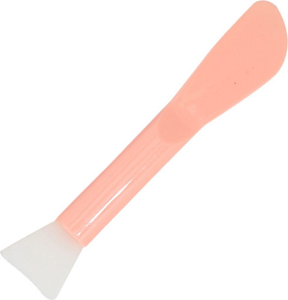 Silikon-Maskenpinsel, doppelköpfiger, weicher, hygienischer Make-up-Pinsel mit flachem Kopf zum Auftragen