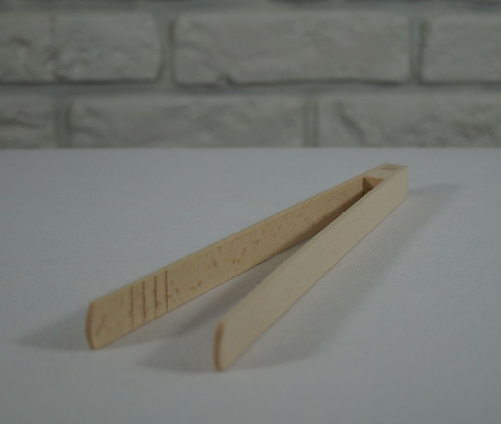 Holz ZANGE für Toast, Salate, Grill 26 cm PL