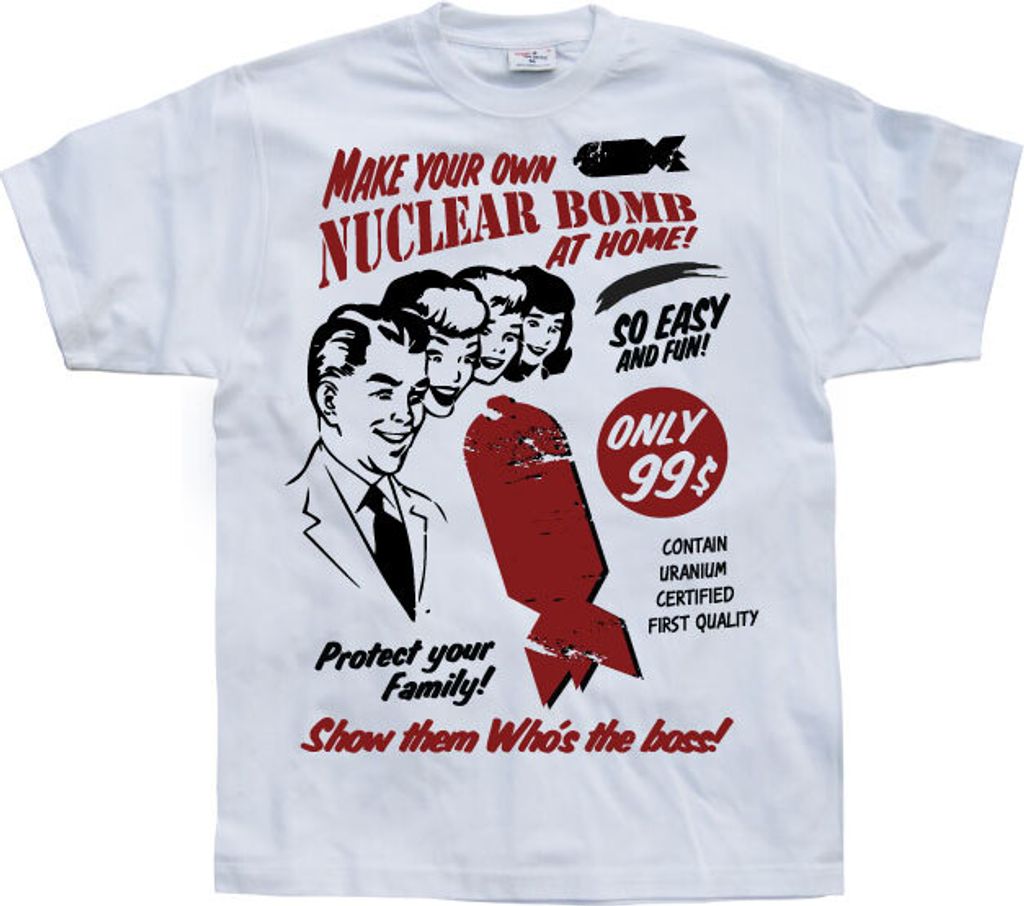 Make Your Own Nuclear Bomb - Medium - White