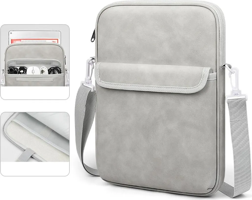 Borsa a tracolla bianca con frange 37x25