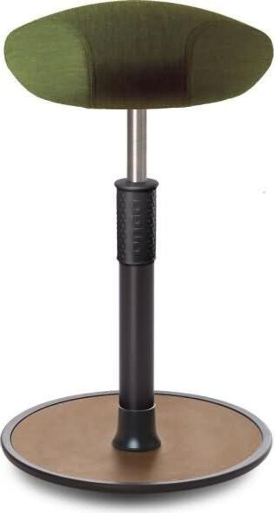Sitz- Stehhocker Free Tall Triangel kvadrat Remix Olive schwarz /Natur.