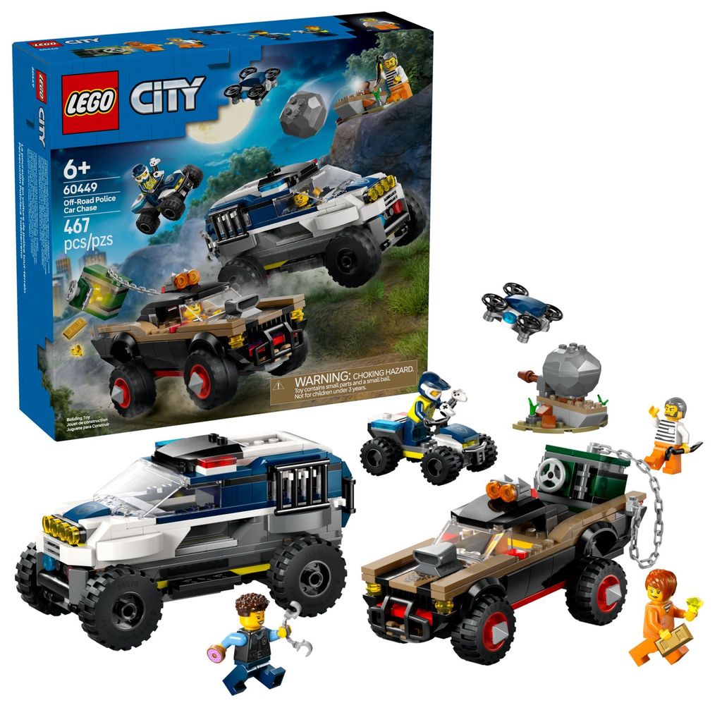 LEGO® City 60449 Policajné terénne vozidlo na naháňačku Obrázok produktu 