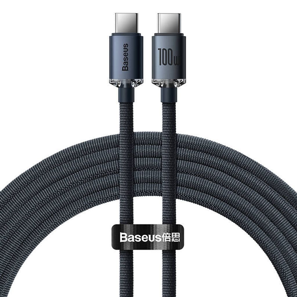 Baseus Crystal Shine nabíjací kábel USB-C na USB-C 100 W – Obrázok produktu 