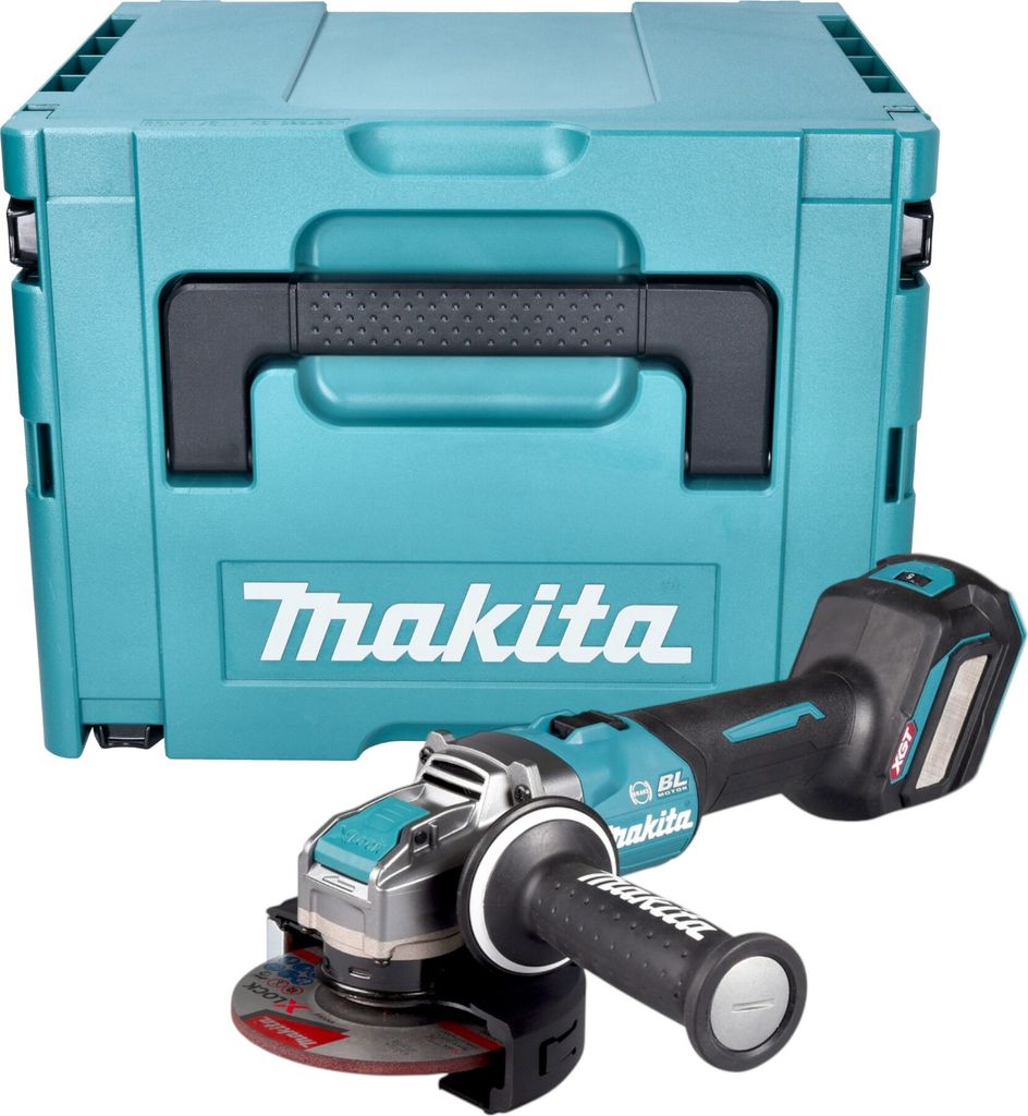 Makita GA 041 GZ01 Akku Winkelschleifer 40 V max. 125 mm X-LOCK Brushless + Makpac - ohne Akku, ohne Ladegerät