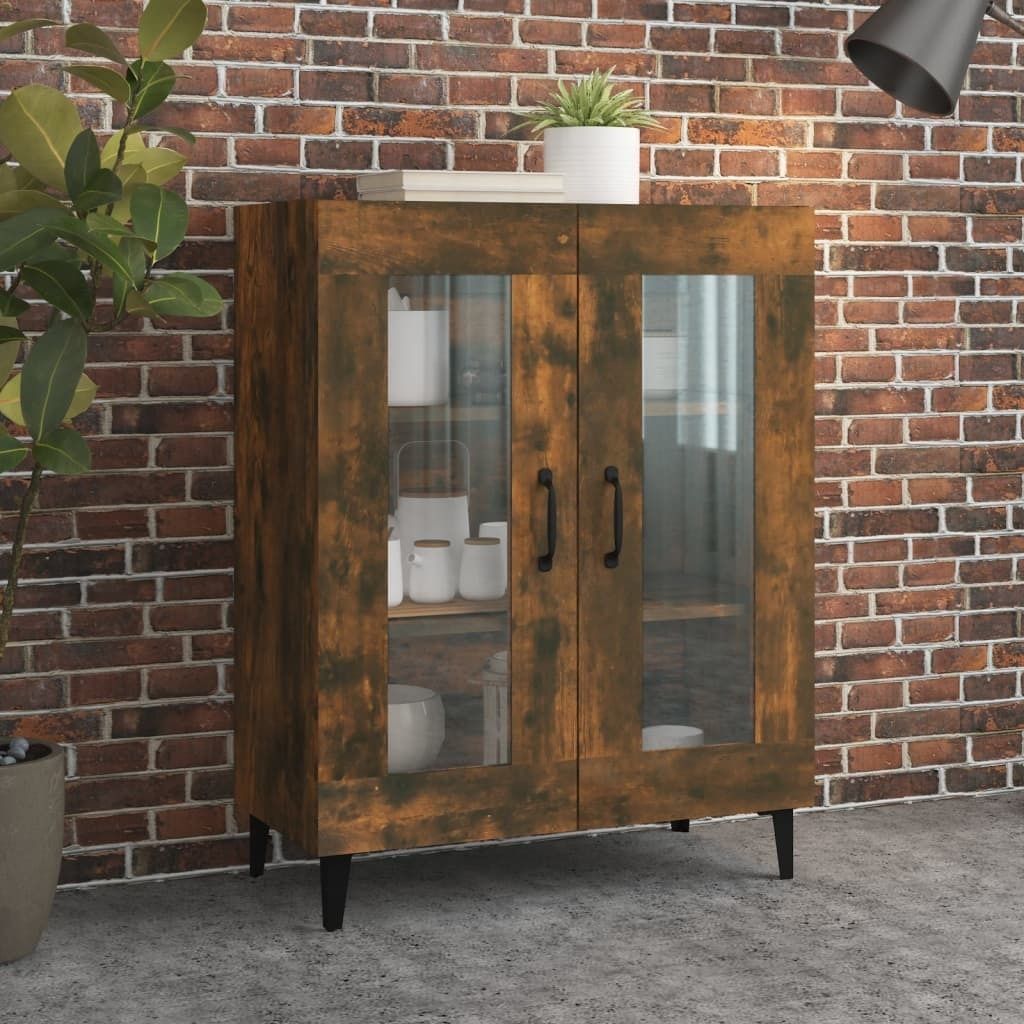 Maison Exclusive - Sideboard Räuchereiche 69,5x34x90 cm Holzwerkstoff