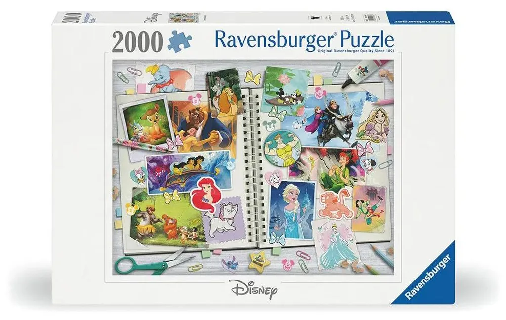 Puzzle 2000 pièces Ravensburger 12001556 Films d'Animation pour Adultes
