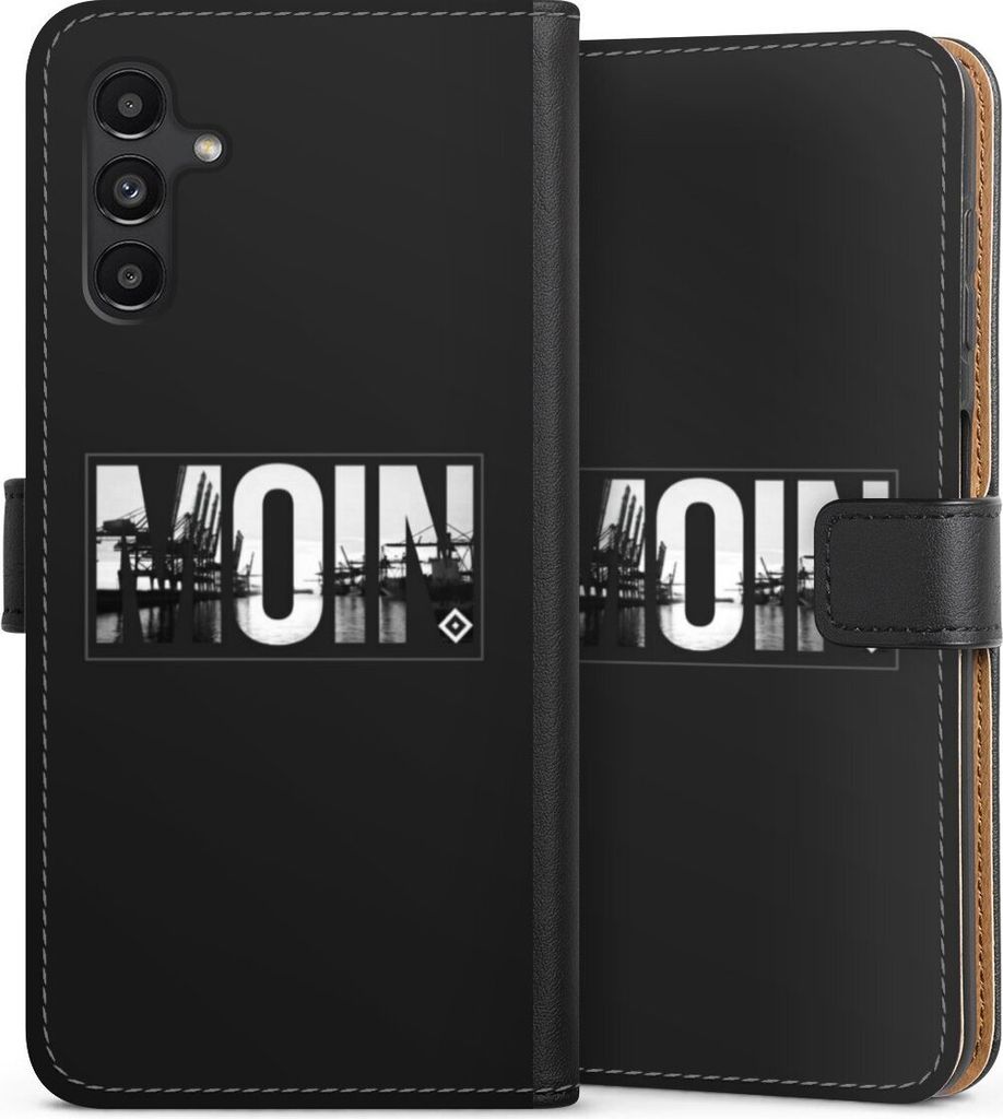 DeinDesign Klapphülle für Samsung Galaxy A04s Handytasche Lederhülle Tasche HSV Hamburger SV Offizielles Lizenzprodukt