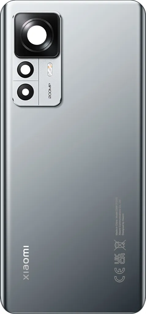 Vitre Arrière Xiaomi 12T Pro Argent - Pièce de Rechange Authentique