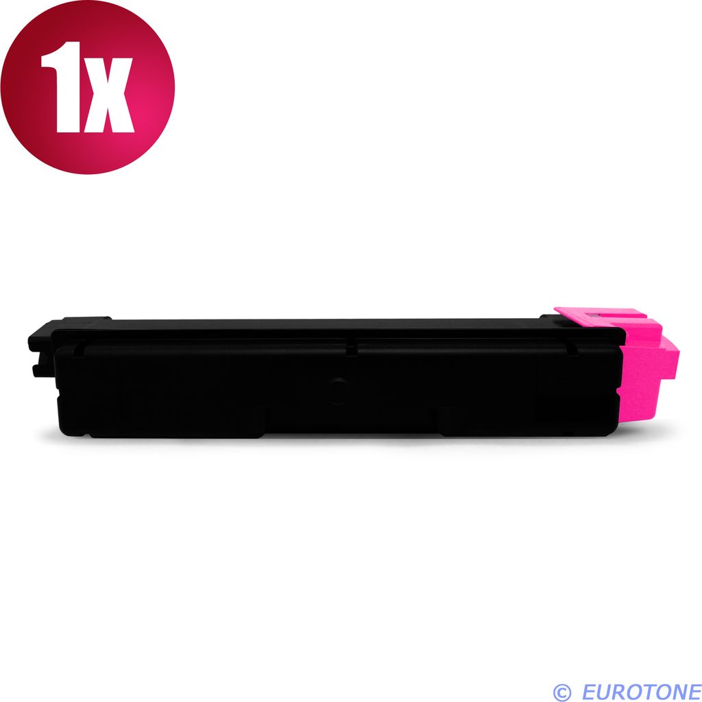 1x Eurotone Toner Alternative für Kyocera 1T02KTBNL0 TK-580M Rot Magenta