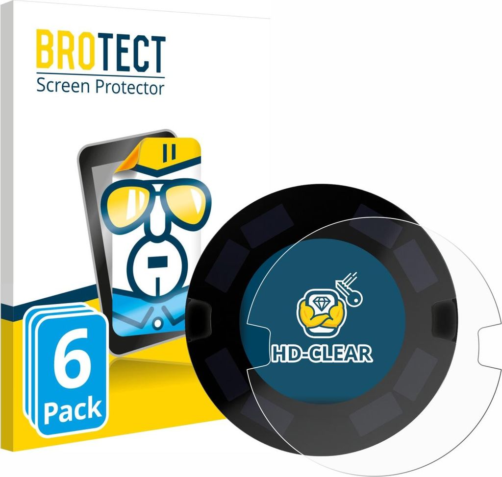 6x Für OOONO P-DISC NO3 Schutzfolie BROTECT Displayschutz Display Schutz Folie Klar Transparent
