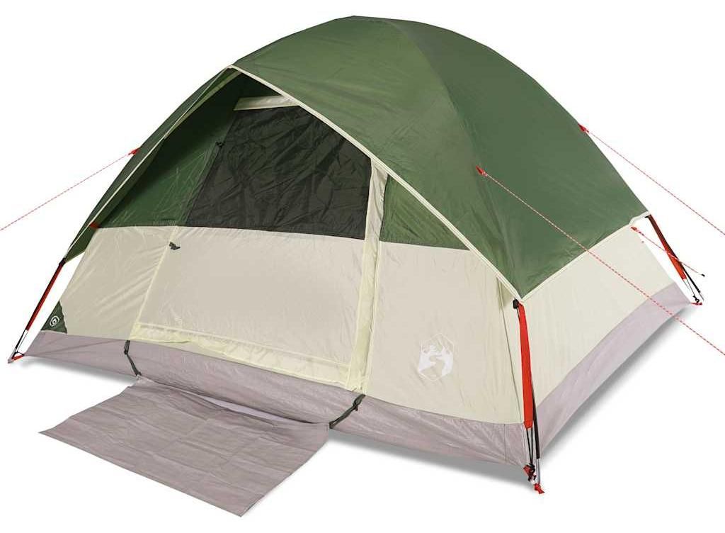 vidaXL Tenda familiare a cupola 6 persone verde Immagine del prodotto 