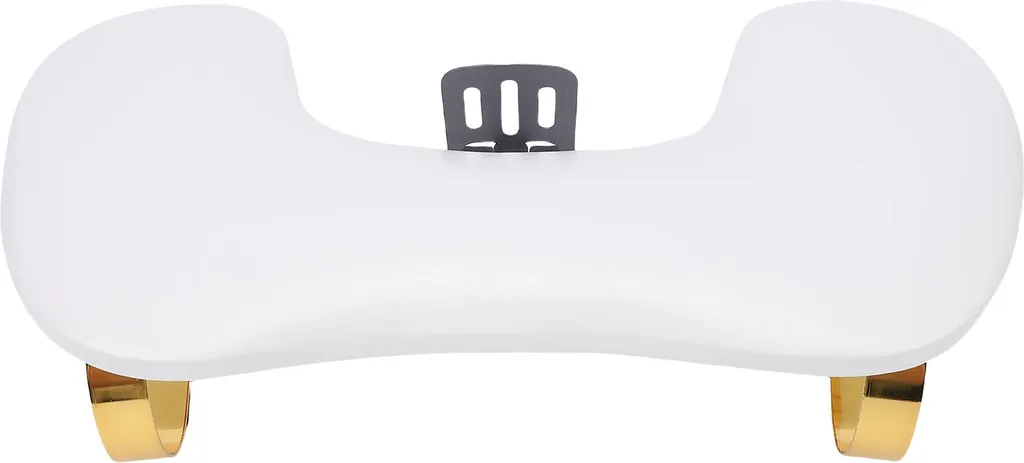 Repose-main ongles cuir Tech-PU blanc avec support mobile réglable U
