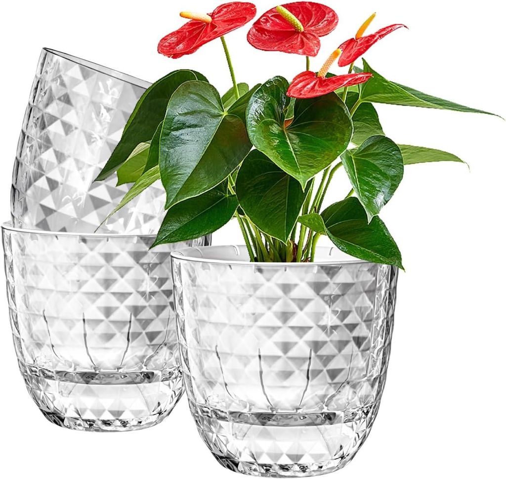 Sada tří samozavlažovacích květináčů, průměr 11 cm, Obrázek produktu 