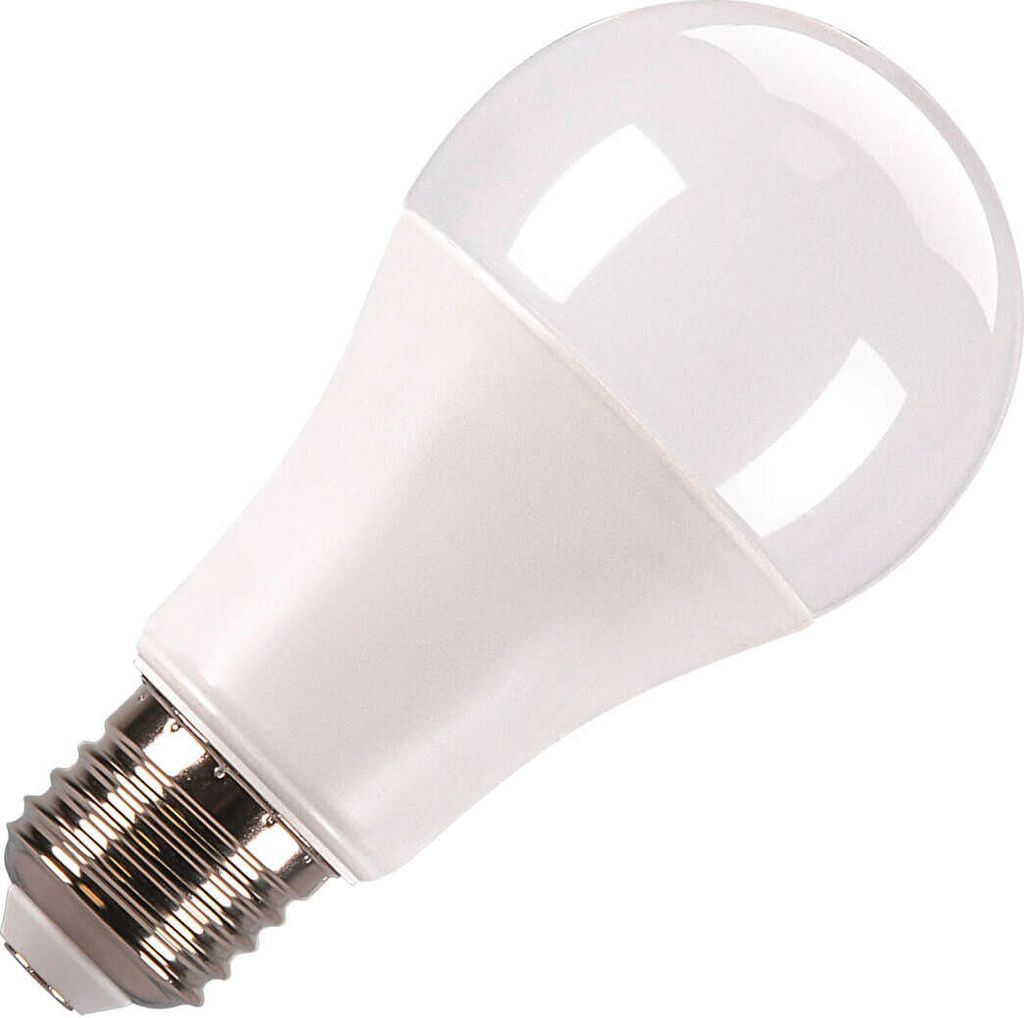 SLV 1005302 A60 E27, LED Leuchtmittel, Lampe weiß 13,2W 2700K CRI90 220°