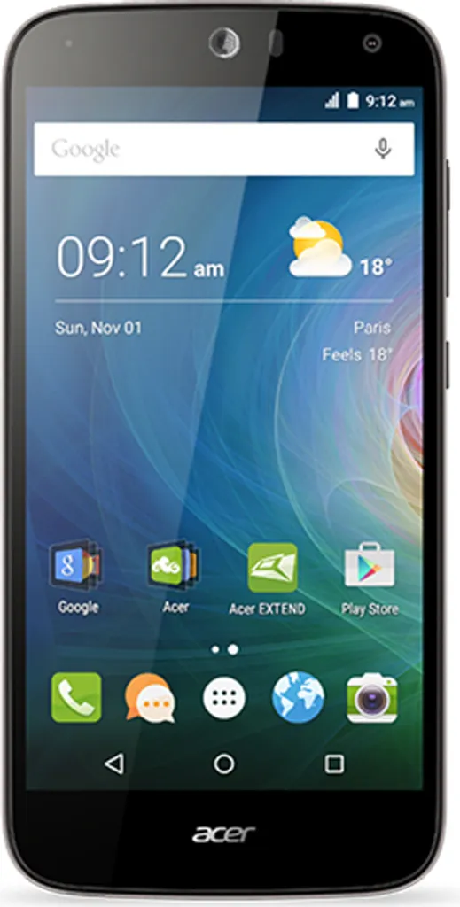 Smartphone Acer Liquid Z630 Double SIM Noir avec Écran 5,5 Pouces HD
